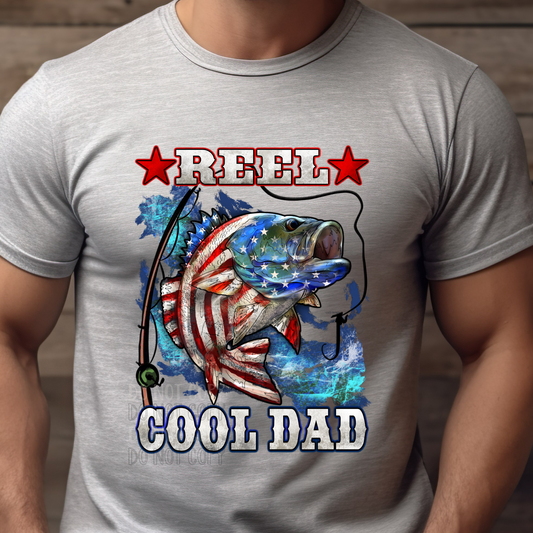 Reel cool dad American DTF