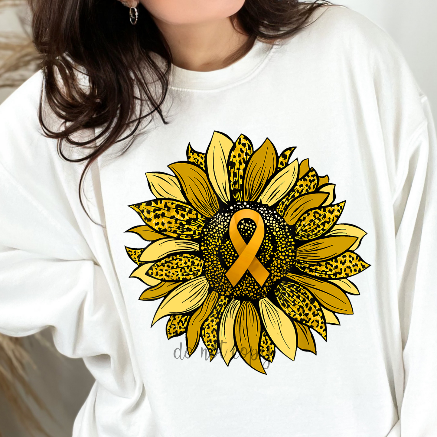 Sunflower Childhood Cancer Dtf