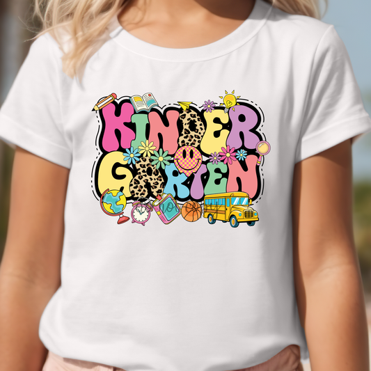 Kindergarten Girly Fun Dtf