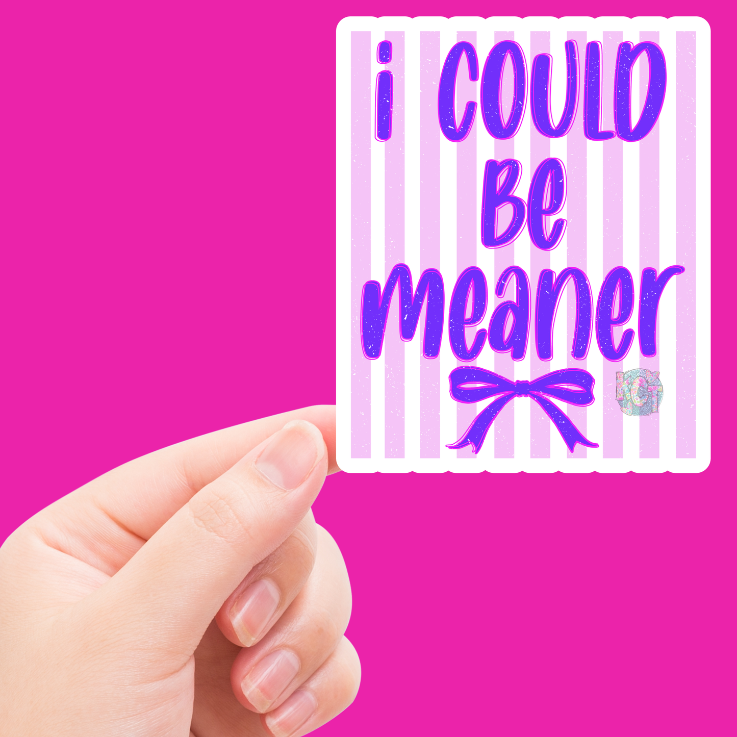 i could be meaner DC