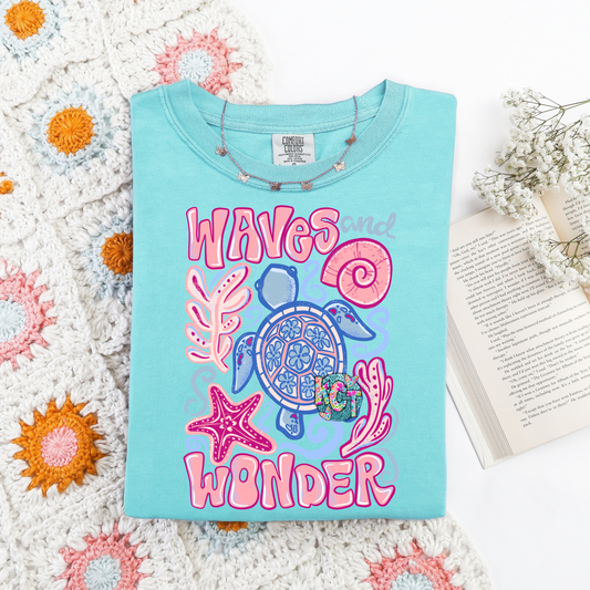 Waves and Wonder DTF