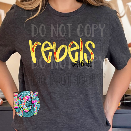 Rebels Softball DTF