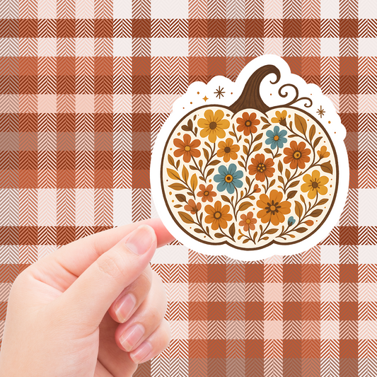 fall foral pumpkin DC