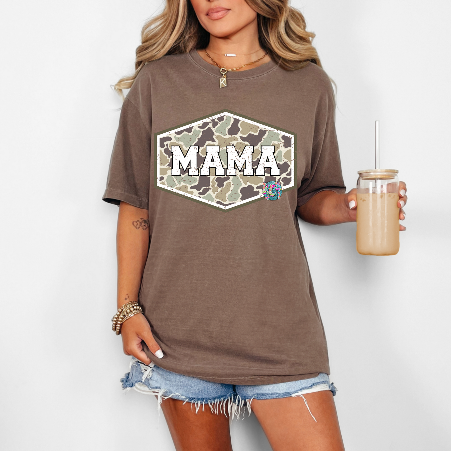 camo mama DTF