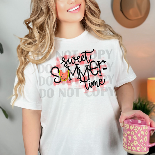 Sweet Summertime Watermelon DTF