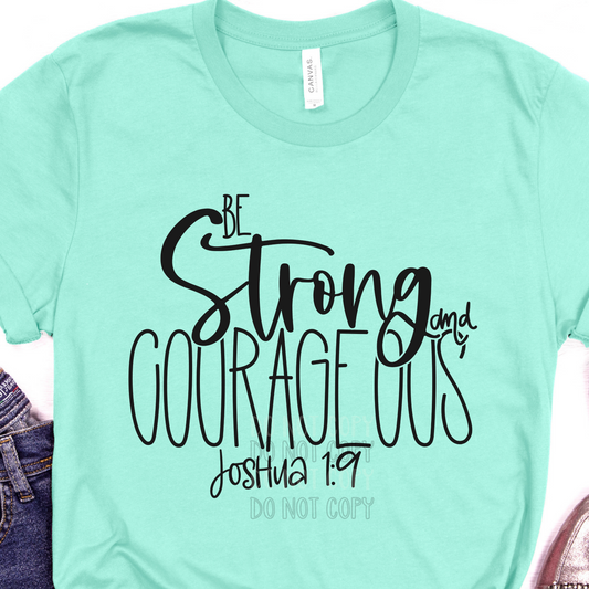 Strong and Courageous Dtf