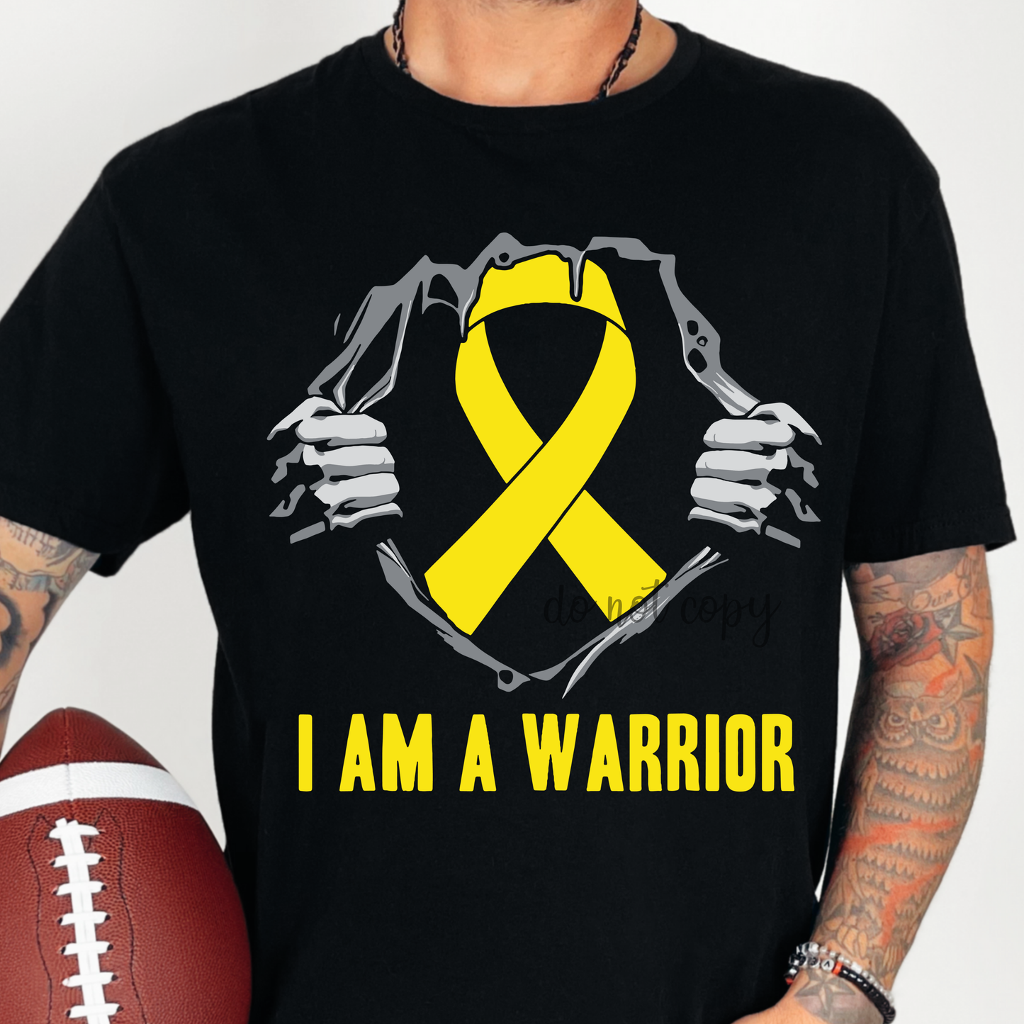 I am a warrior Childhood Cancer Dtf