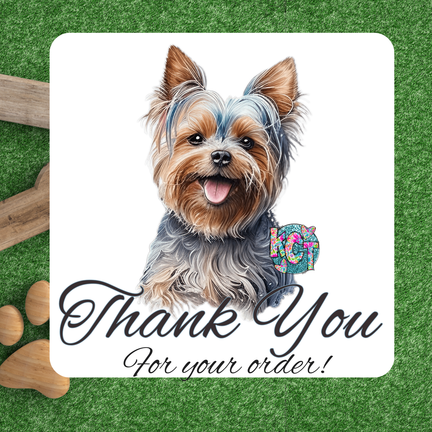 Thank You for your order, Yorkie