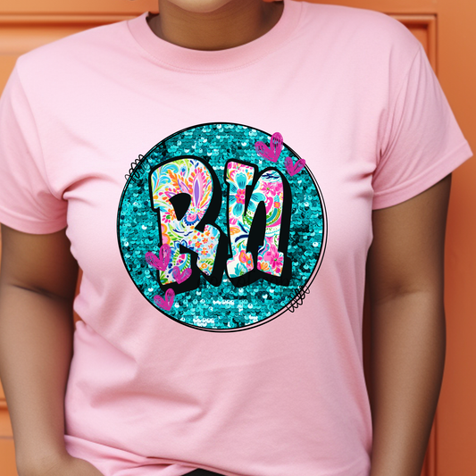 RN Doodle Glitter Dtf