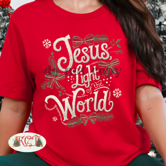 Jesus Light of the World DTF