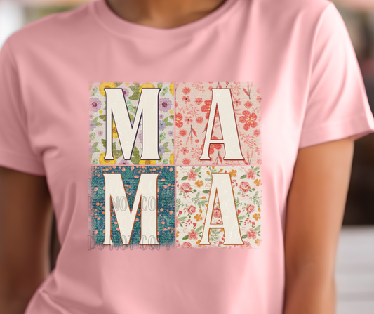 Mama box floral Dtf