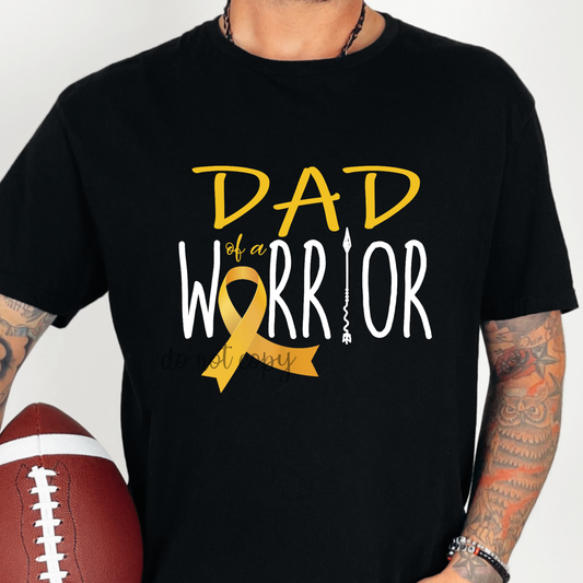 Dad of a Warrior Childhood Cancer Dtf