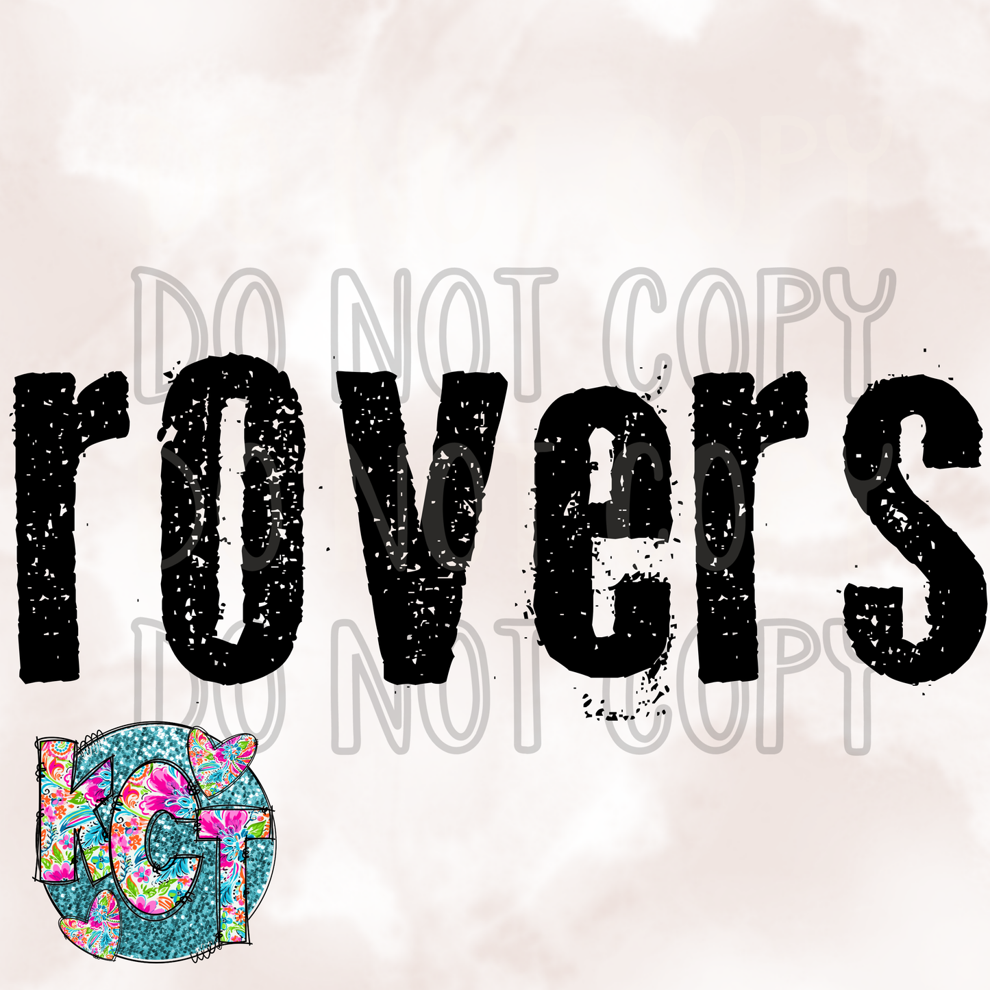 Rovers Typography Mascot DTF