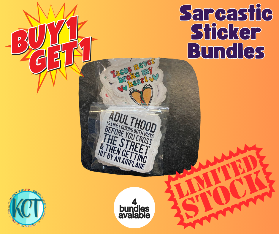 Sarcastic Sticker Bundles DC