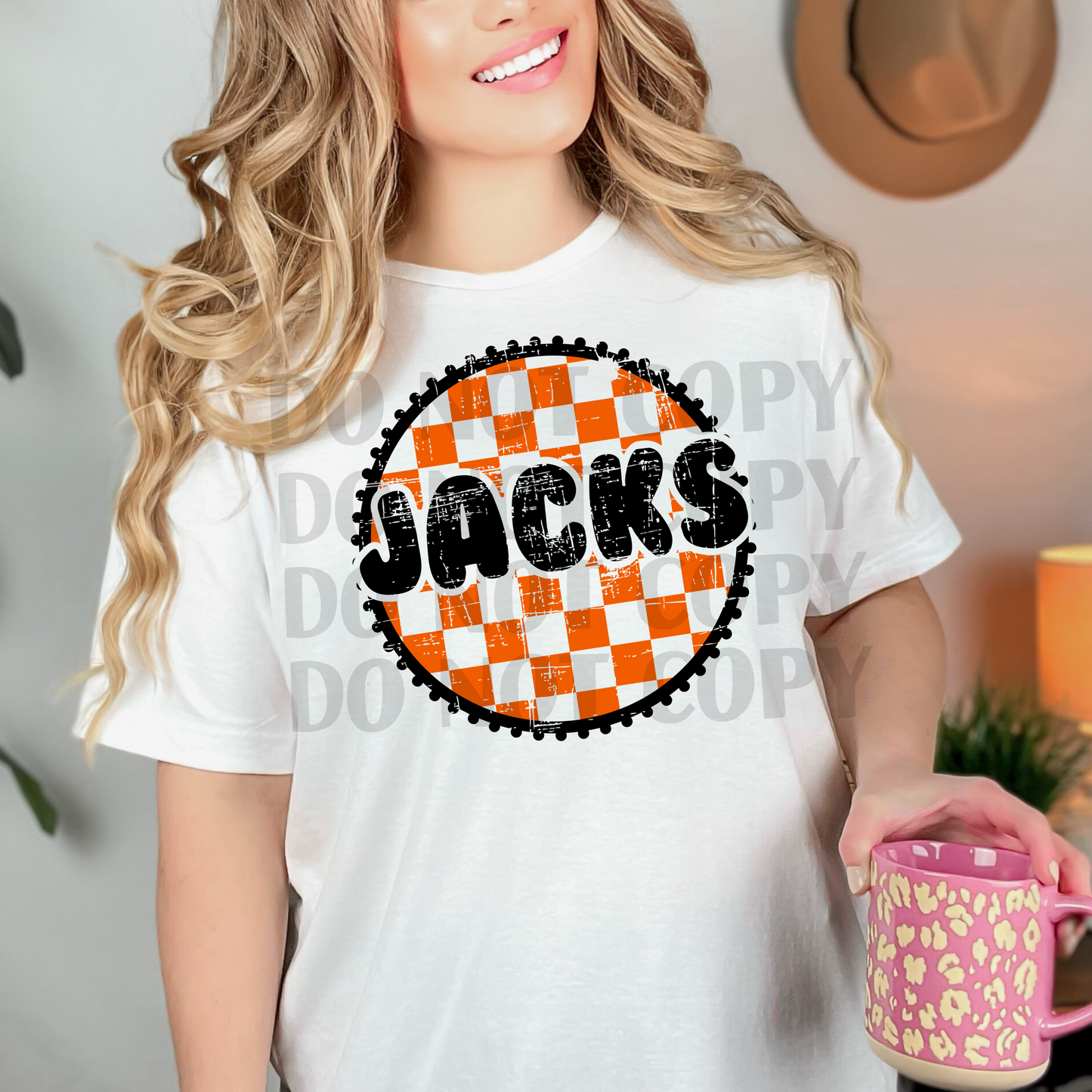 Jacks Retro Checkerboard DTF