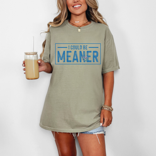 i could be meaner DTF