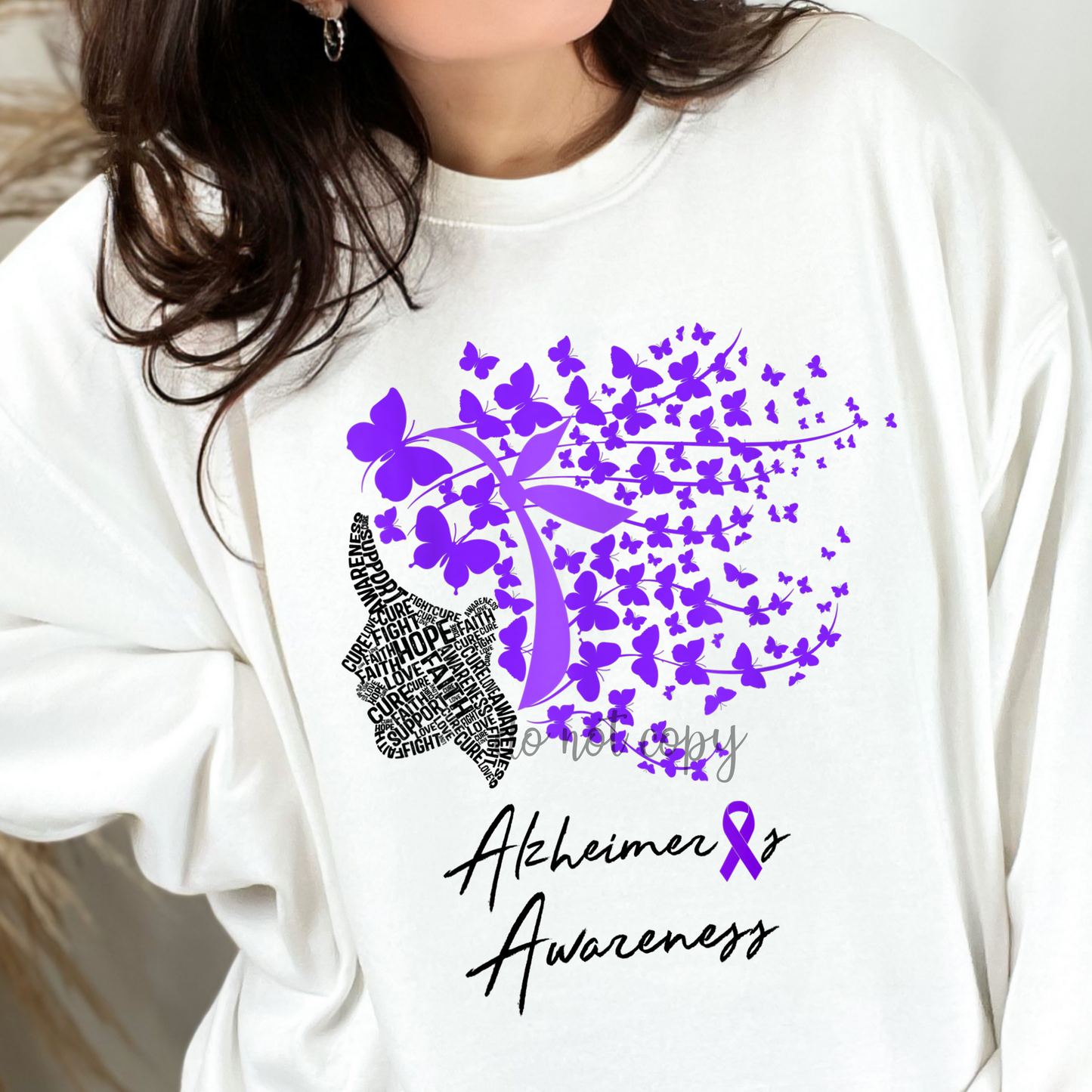 Butterflies Alzheimer's Awareness Dtf