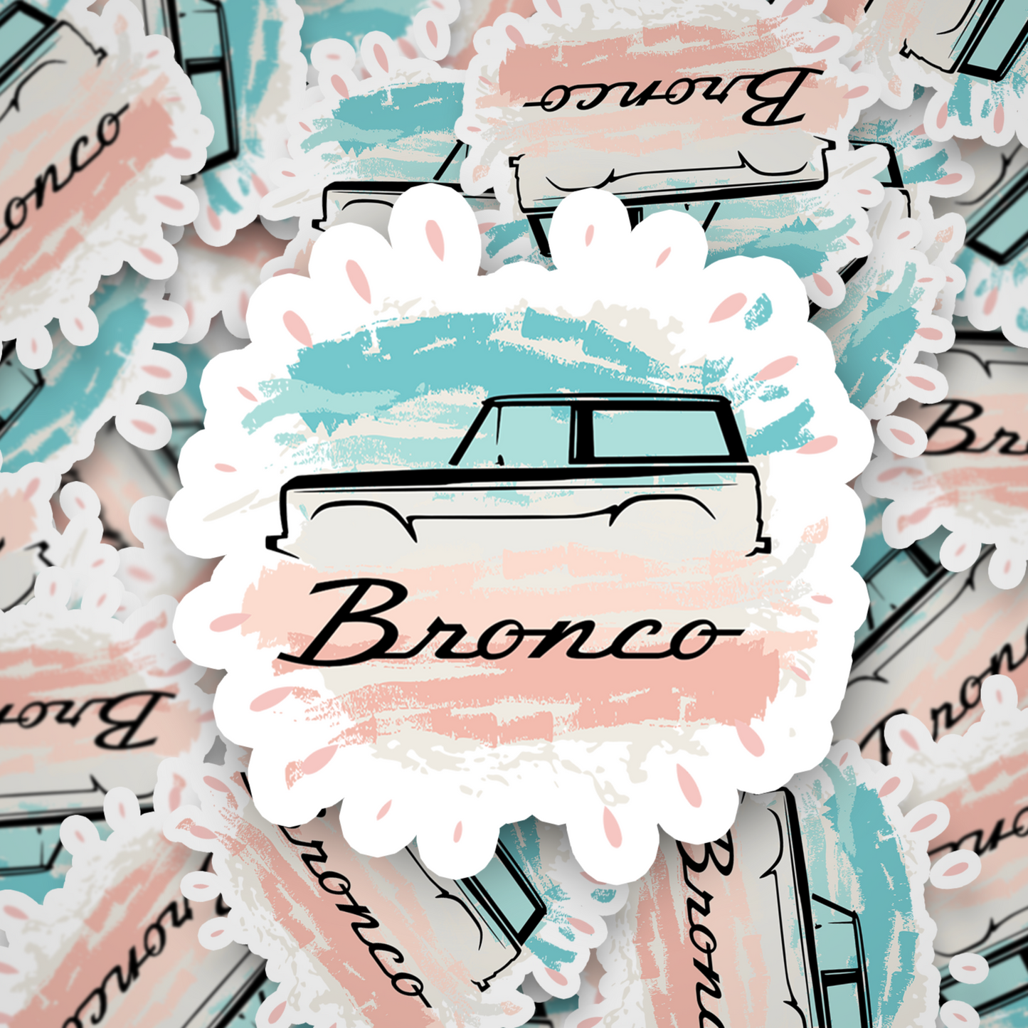 Bronco watercolor DC