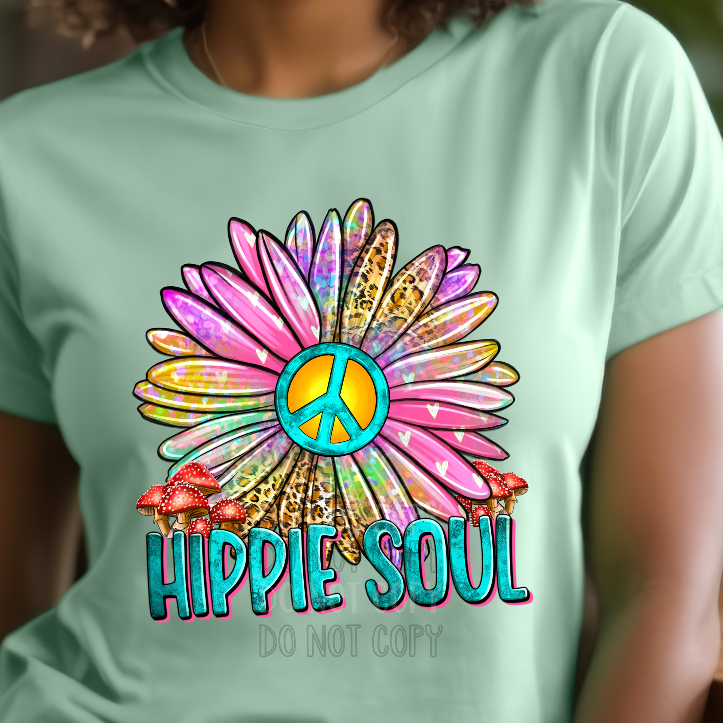 Hippie Soul sunflower Dtf