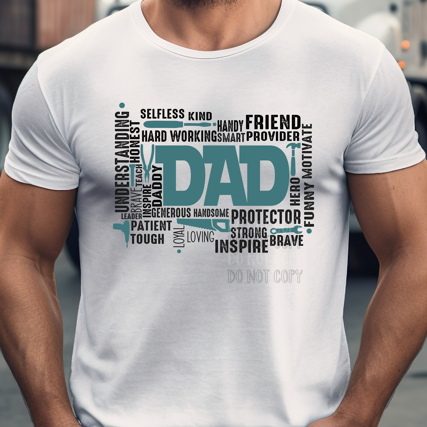 DAD friend understanding protector Dtf