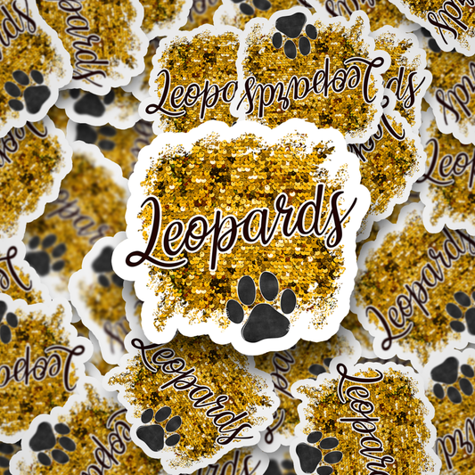 Leopards Sequins Yellow DC