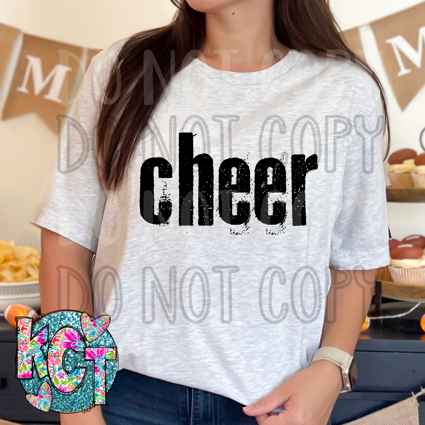 Cheer Typography DTF
