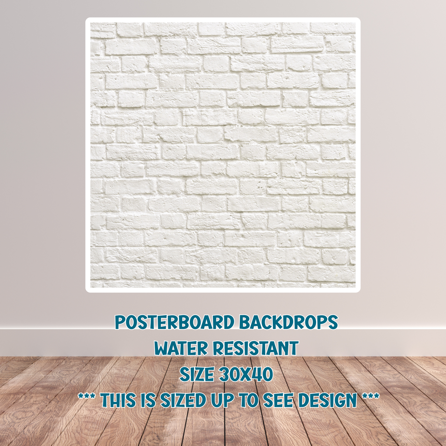 White Brick backdrop