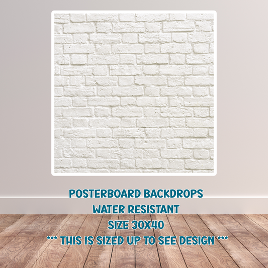 White Brick backdrop