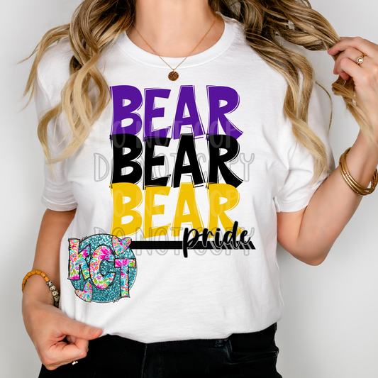 Bear Mascot Pride DTF