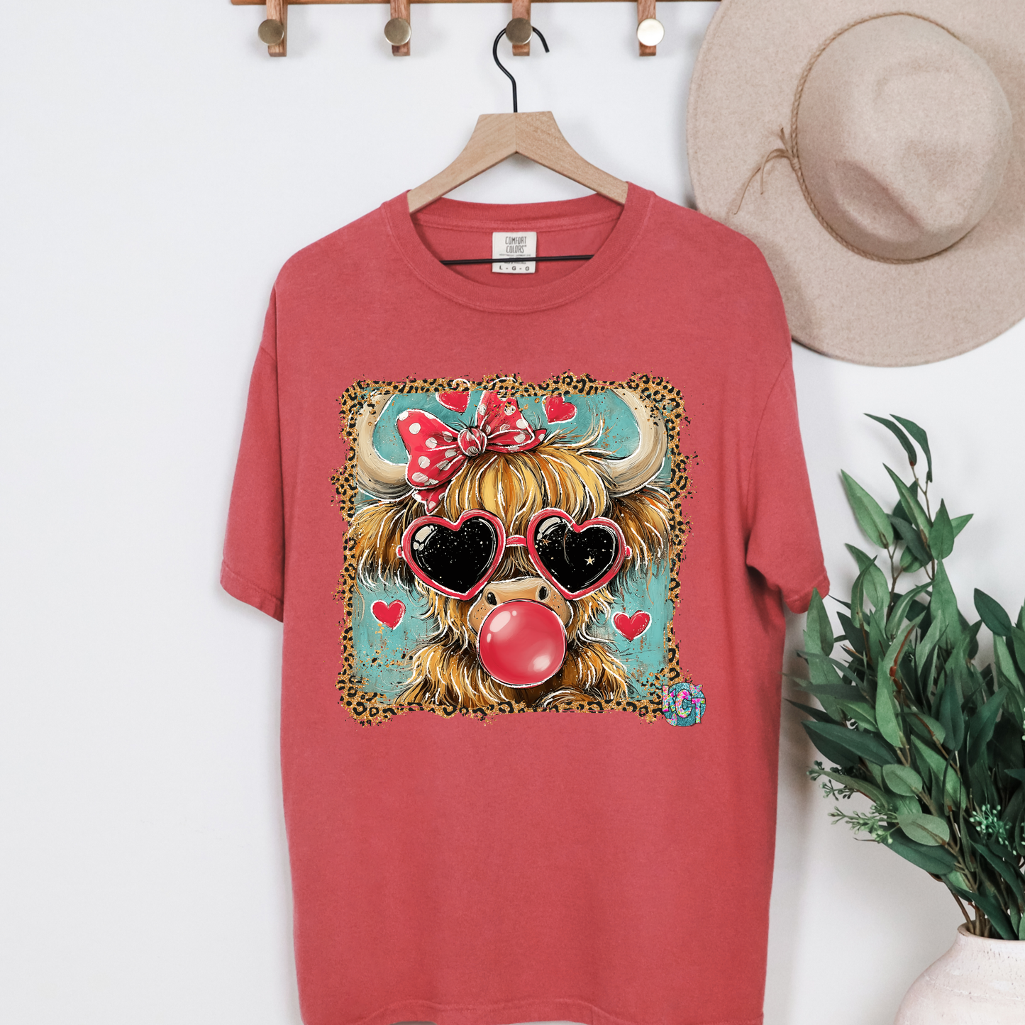 valentines highland DTF