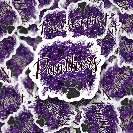 Panthers Sequins Purple DC