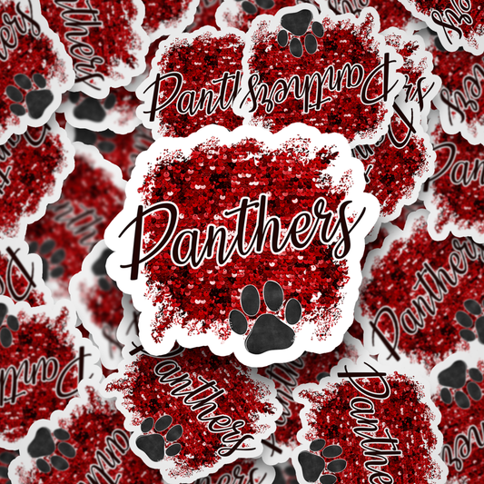 Panthers Sequins Red DC