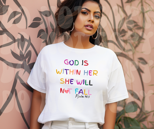 God is within her she will not fall Dtf