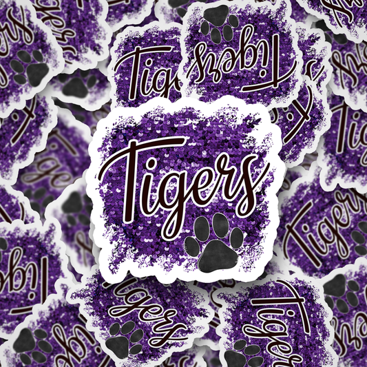 Tigers Sequins Purple DC