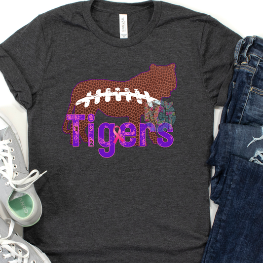 Tigers Football Breast Cancer Dtf