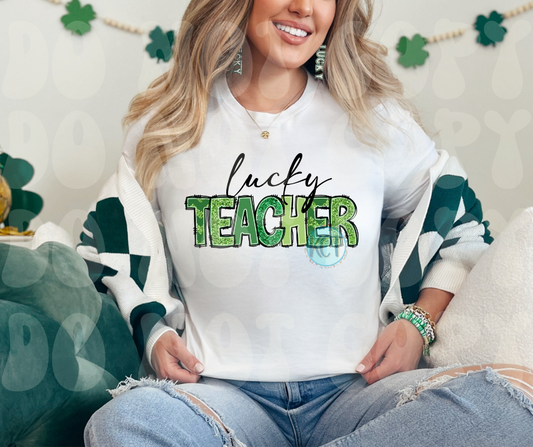 Lucky Teacher Dtf