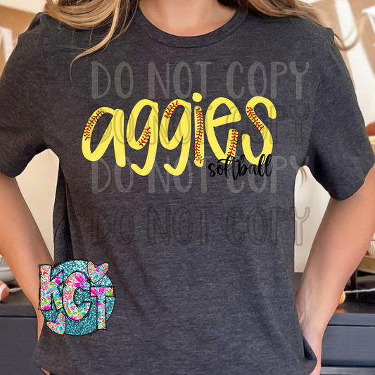 Aggies Softball DTF