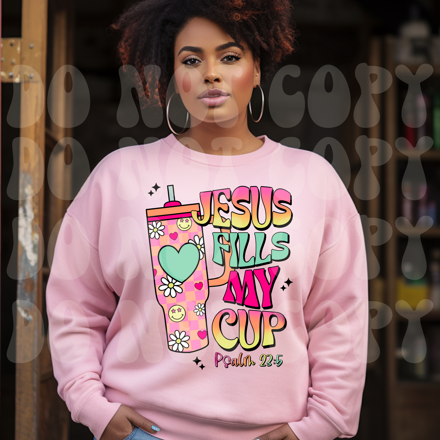 Jesus fills my cup Dtf