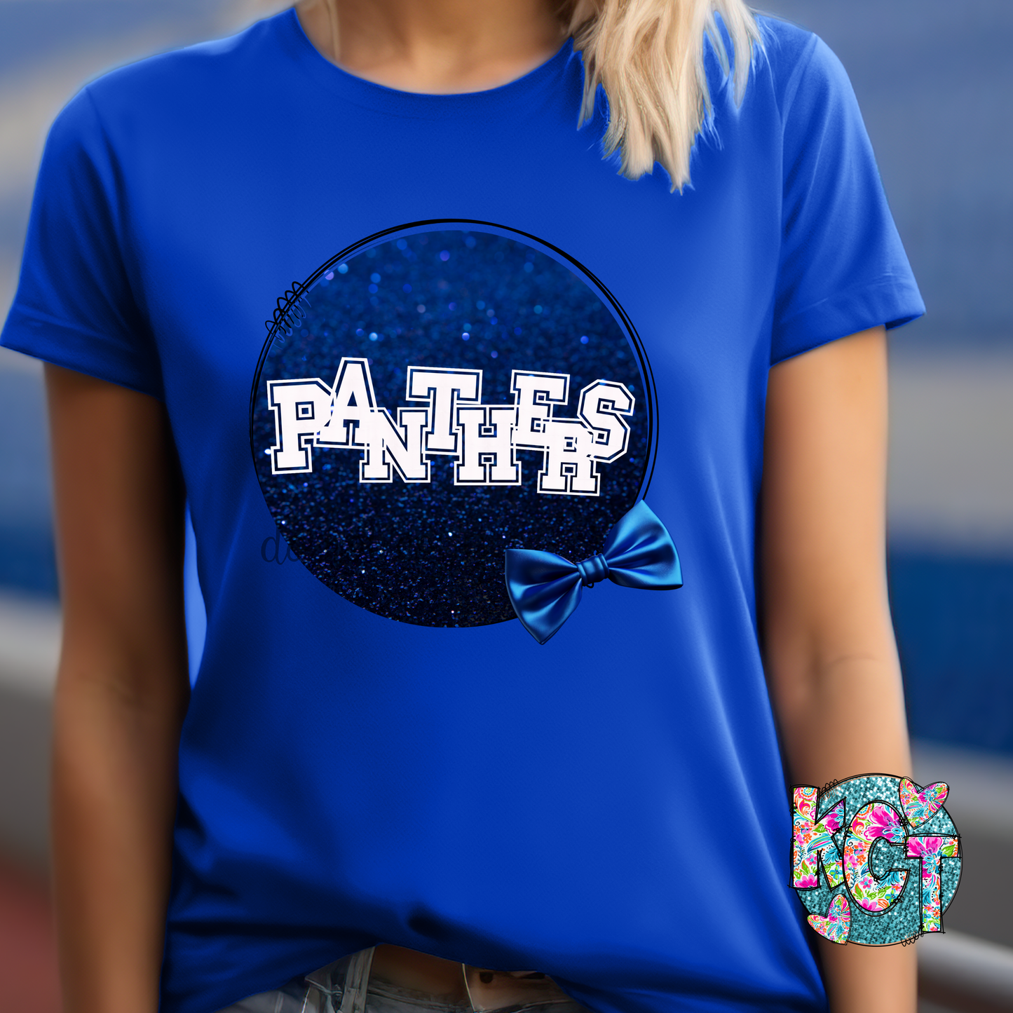 Panthers Glitter White PNG