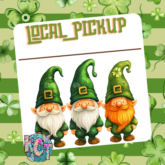 Local Pickup St. Patrick Gnomes