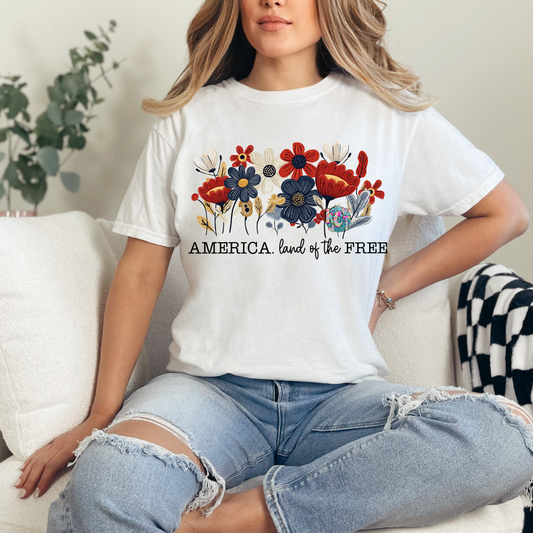 America land of the Free  DTF