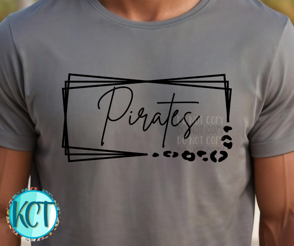 Pirates Rectangle Leopard PNG