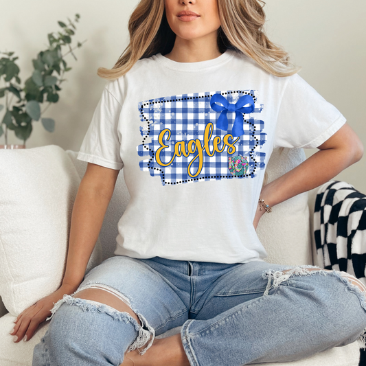 Eagles Gingham DTF