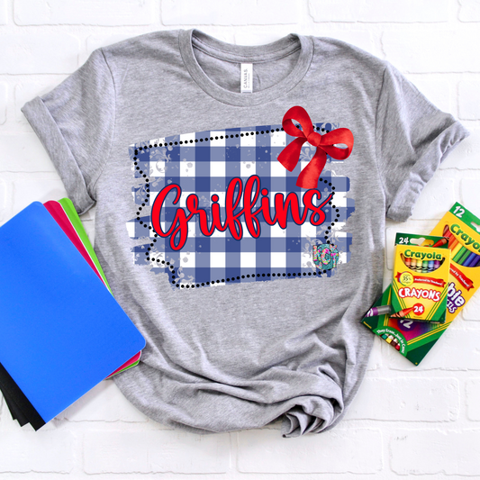 Griffins Gingham DTF