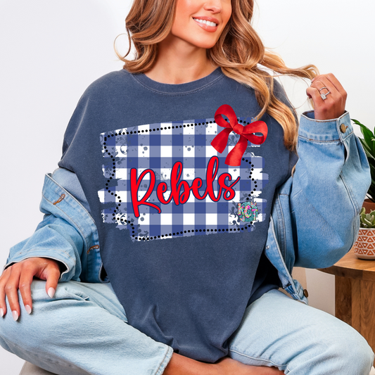 Rebels Gingham DTF