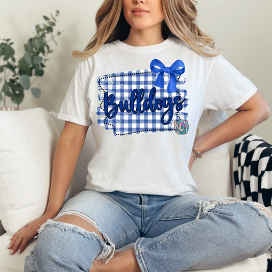 Bulldogs Gingham DTF