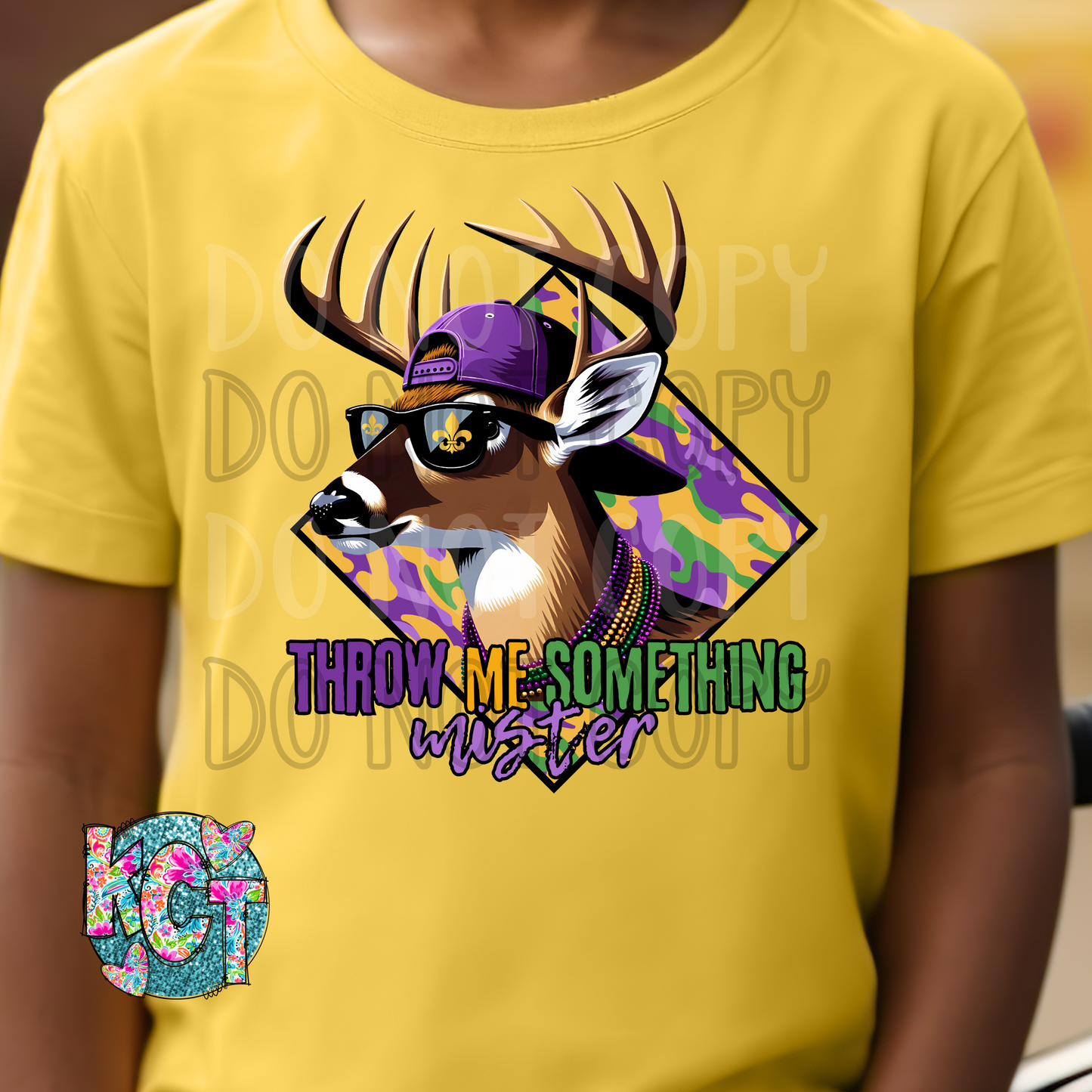 Throw Me Something Deer DTF