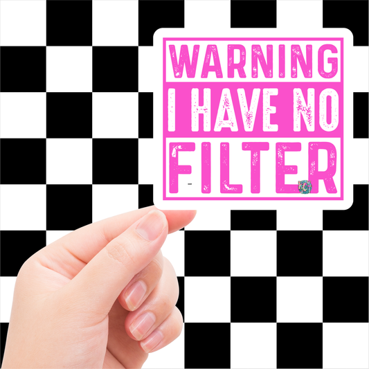 Warning I have no filter DC