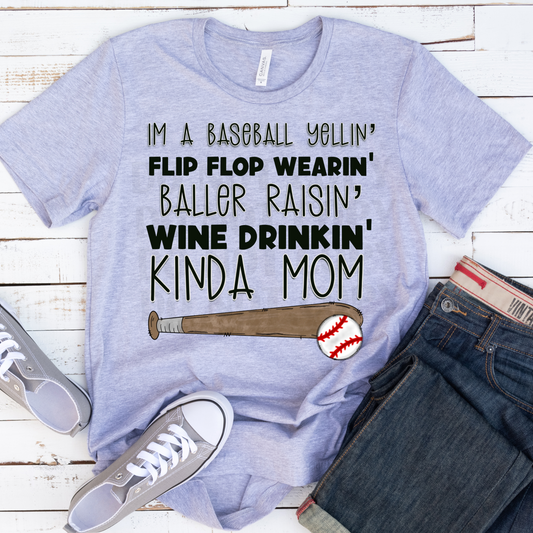 Baseball yellin' wine drinkin' kinda mom  DTF