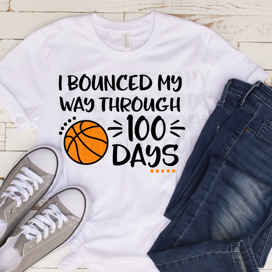 I Bounced my way through 100 Days of School  DTF